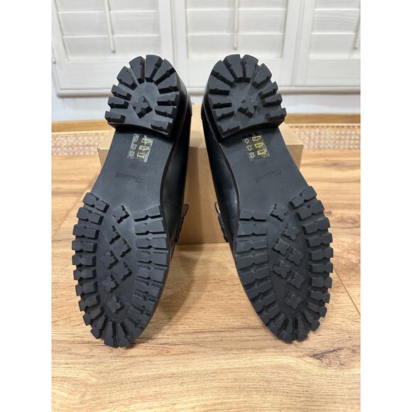 Madewell The Corinne Lugsole Loafer True Black Leather Sz 9.5 NWOB 90s Classic - Picture 10 of 13